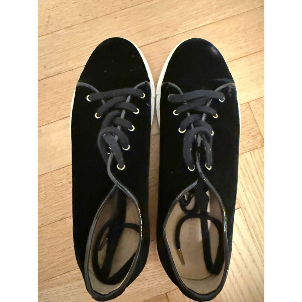 CHARLOTTE OLYMPIA - Black Velvet Sneakers - sz 8